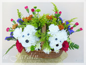 Tooxy & Tocksy the Terriers :: Animal Shaped Flower Arrangements for Kids